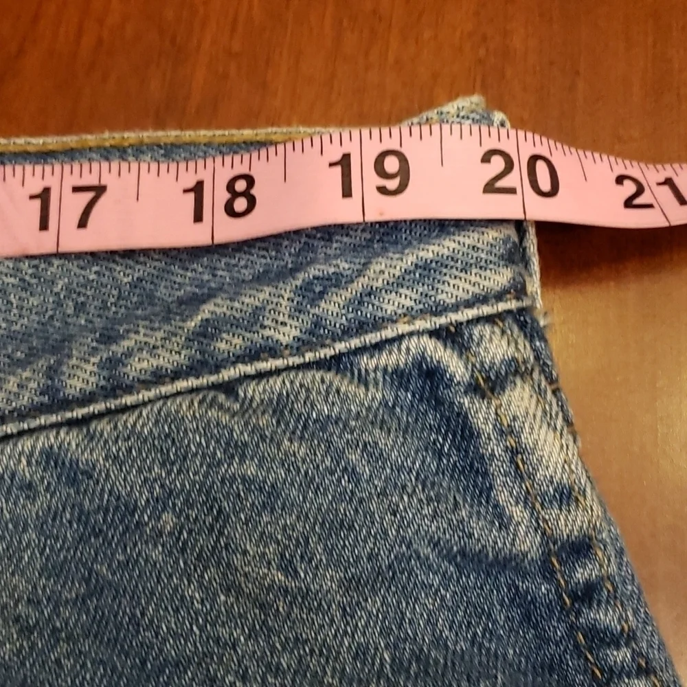 Wrangler Denim Shorts 40x8 Paint Stained 100% Cotton